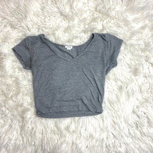 Garage Grey Crop Top